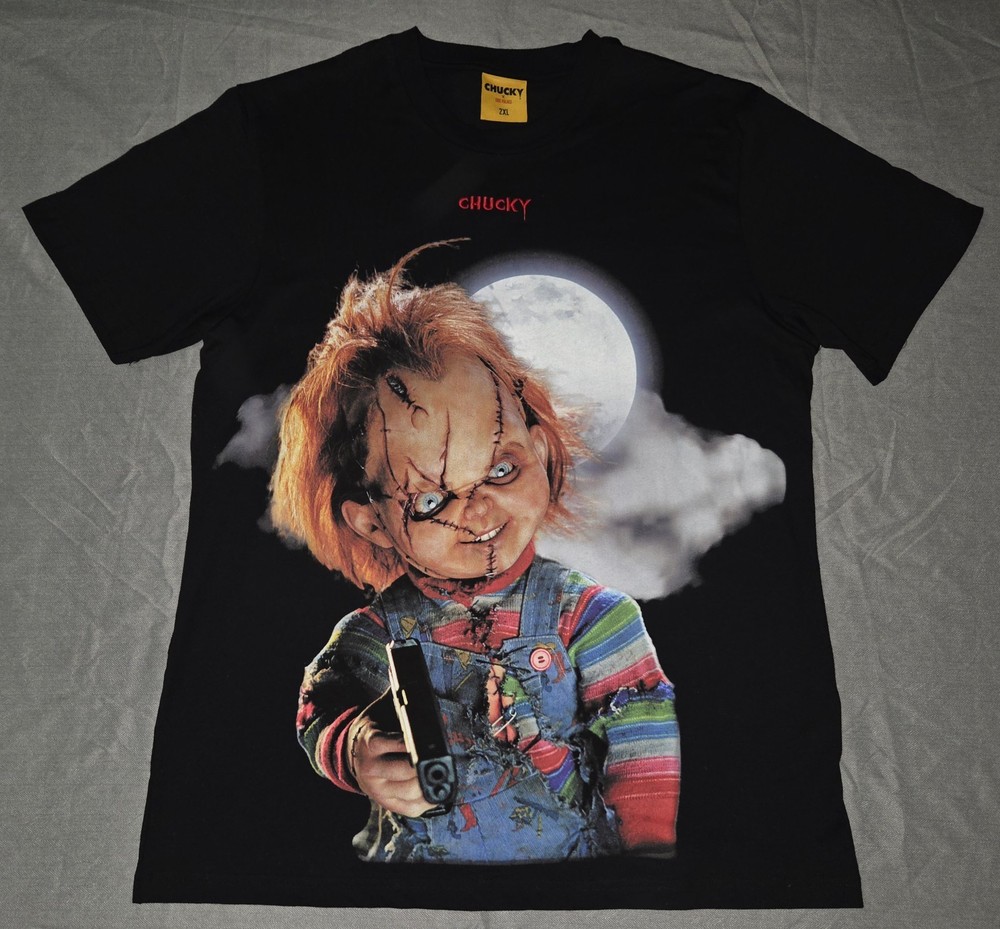 VTG 2004 Chucky x Shoe Palace Horror Movie Seed Of Chucky Tshirt 2XL NWOT
