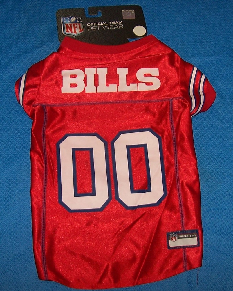 Official NFL Buffalo Bills Pet Jersey for Dogs - Medium Size 14-18