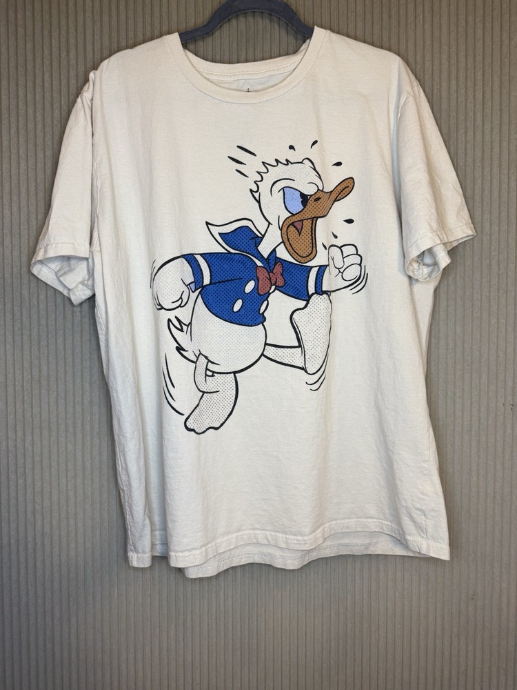 Vintage Donald Duck Angry Cartoon Graphic Tee