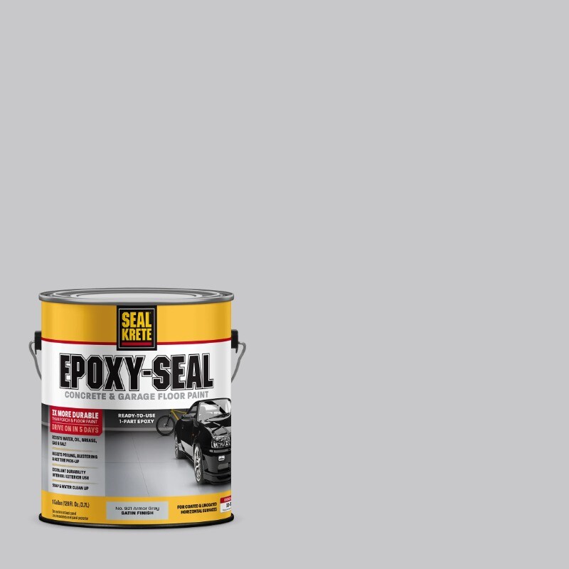 Seal Krete Epoxy-Seal Low VOC Concrete Garage Floor Paint Gallon 317396