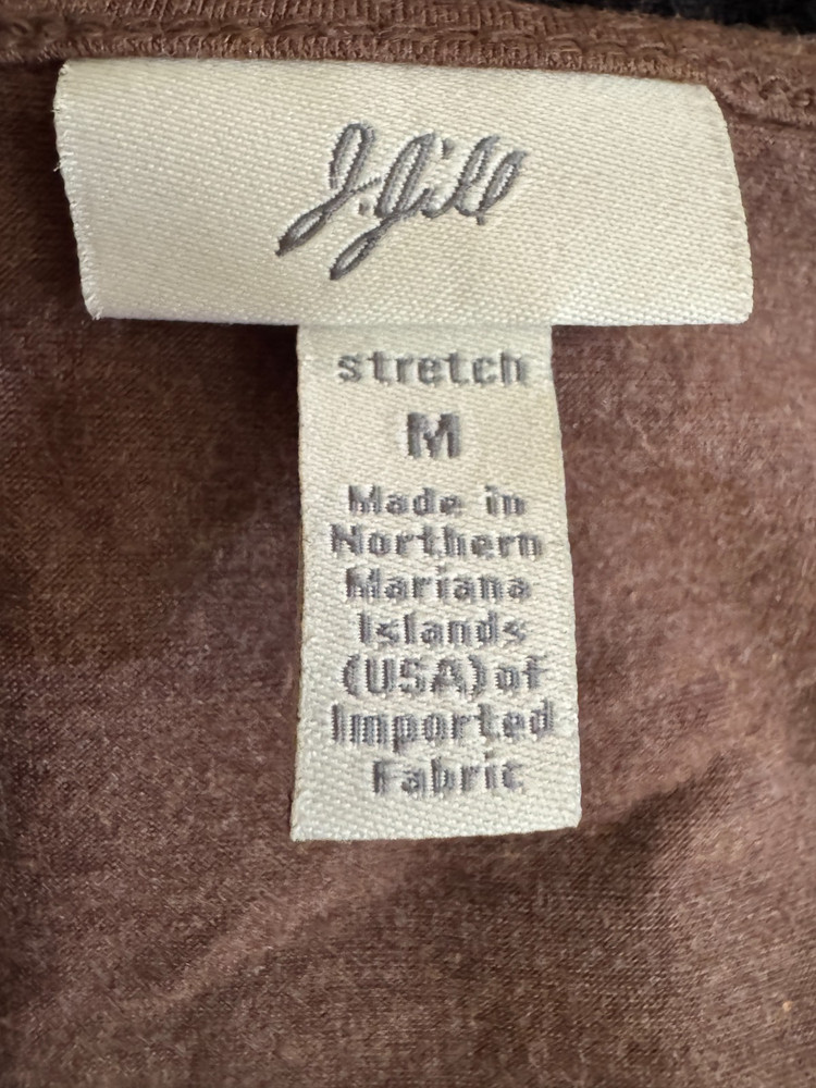 Women’s Brown Laced Cami From J Jill Size Med