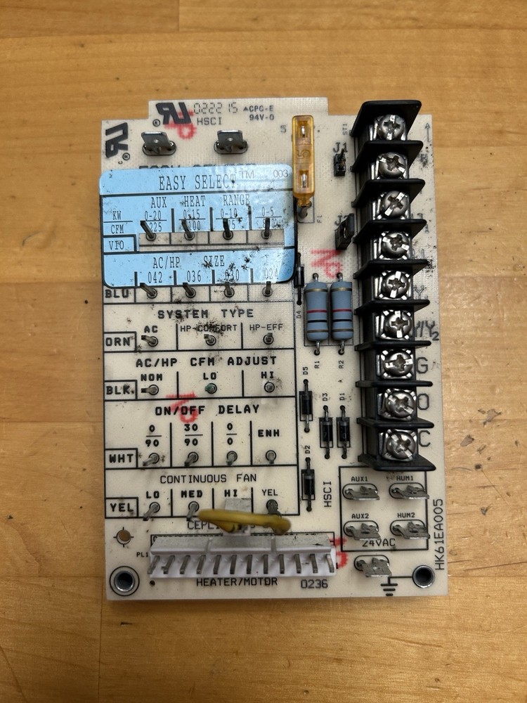 Carrier Bryant Payne HK61EA005 Easy Select Control Circuit Board