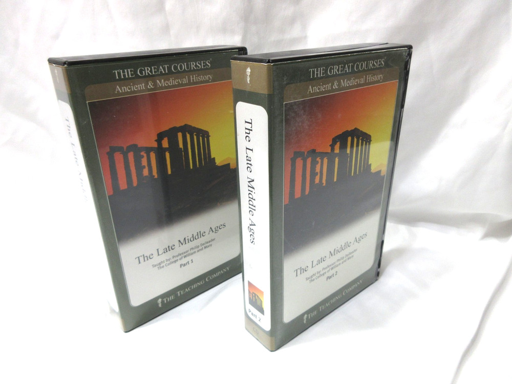 The Great Courses The Late Middle Ages Parts 1&2 12CDs & Course Guidebooks