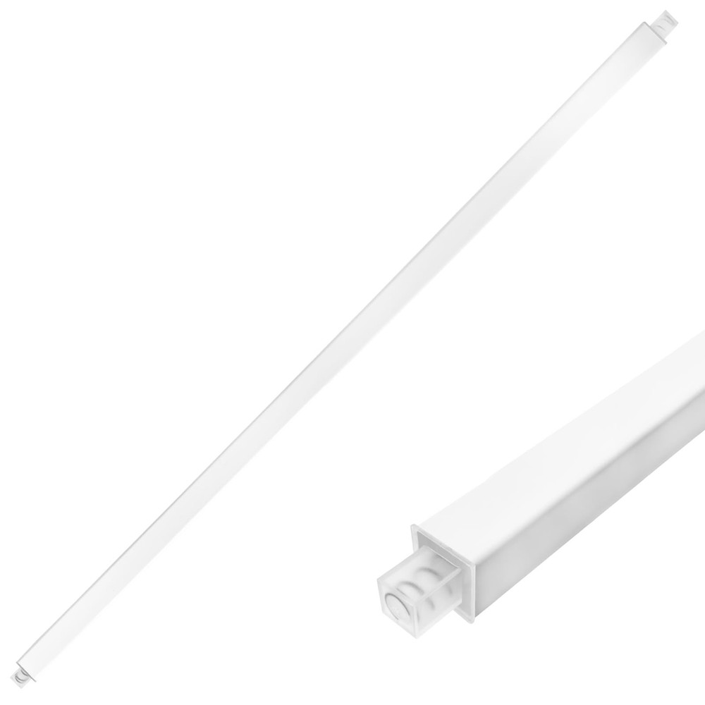24-Inch Adjustable Towel Bar Replacement Rod Spring End Wall-Mounted Replacem...