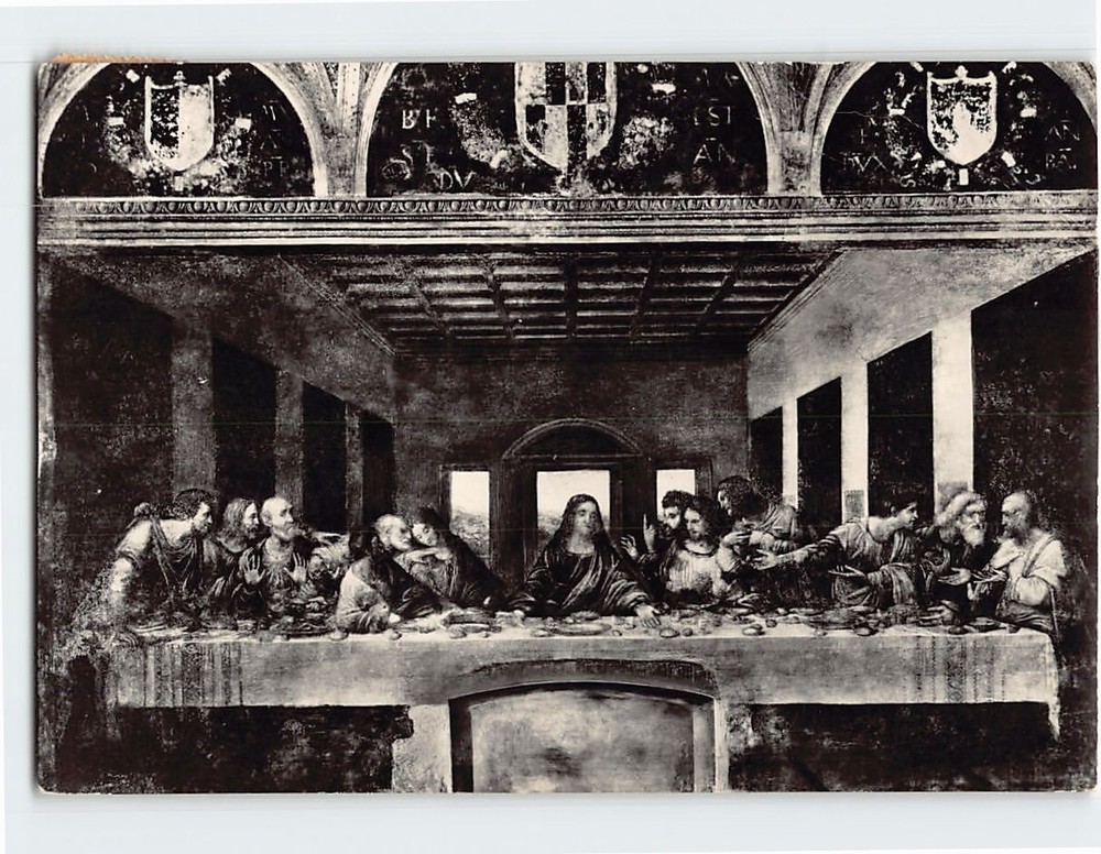 Postcard The Last Supper by Leonardo da Vinci Milan Italy