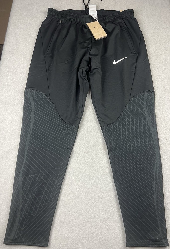 Nike Dri FIT Strike Men's Soccer Pants Training Black Size Large DV9269-010 NWT