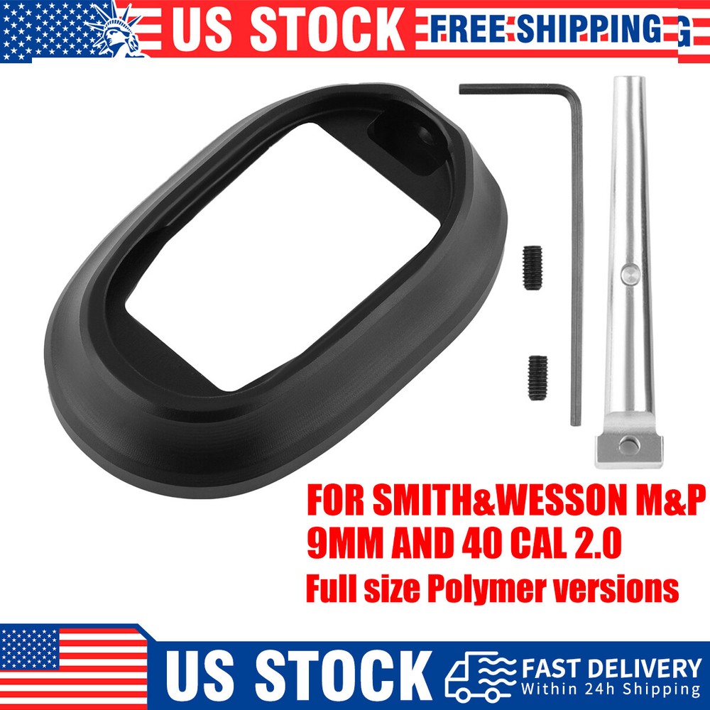 Aluminum Alloy Magwell is Suitable Fit Smith&Wesson M&P 9mm 2.0Full-size polymer