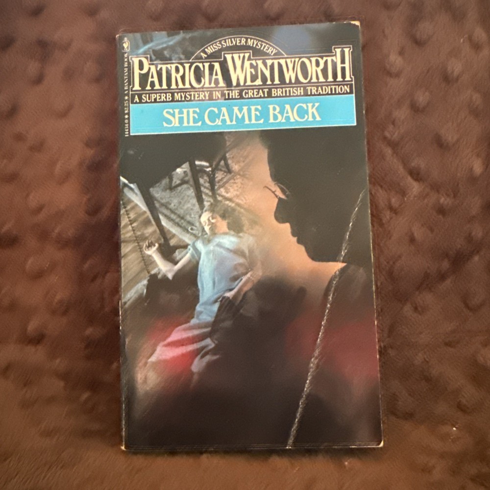 SHE CAME BACK by PATRICIA WENTWORTH 1981 PAPERBACK MYSTERY NOVEL Vintage