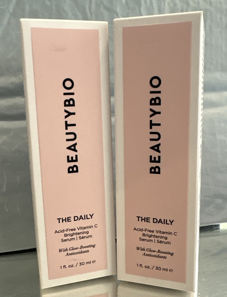 2x Beauty Bio The Daily Acid Free Vitamin C Brightening Serum 1 fl oz-image