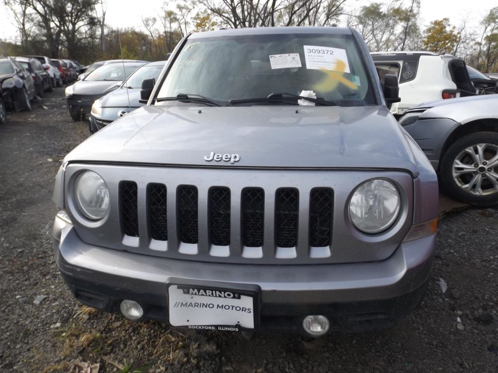 Passenger Side Power Black Mirror for 2013-2015 Jeep Patriot 1480448