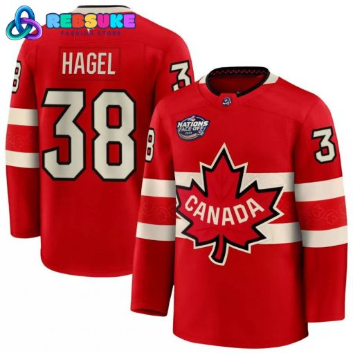 Cana da Hockey 4Nations FaceOff Brandon-Hagel 38 Hockey Jersey