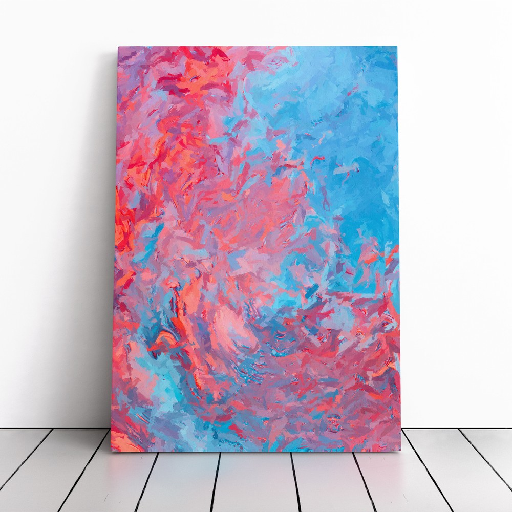 Learning From The Sea Abstract Canvas Wall Art Print Framed Picture Home Decor