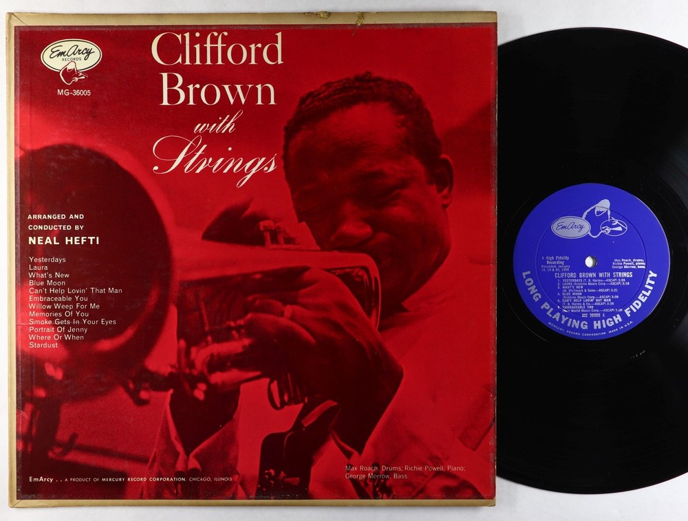 Clifford Brown - With Strings LP - EmArcy - MG-36005 Mono DG VG+