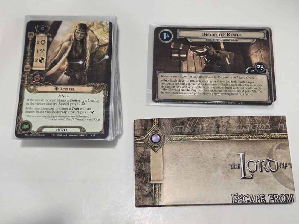 The Lord of the Rings The Card Game Escape from Mount Gram Adventure Pack