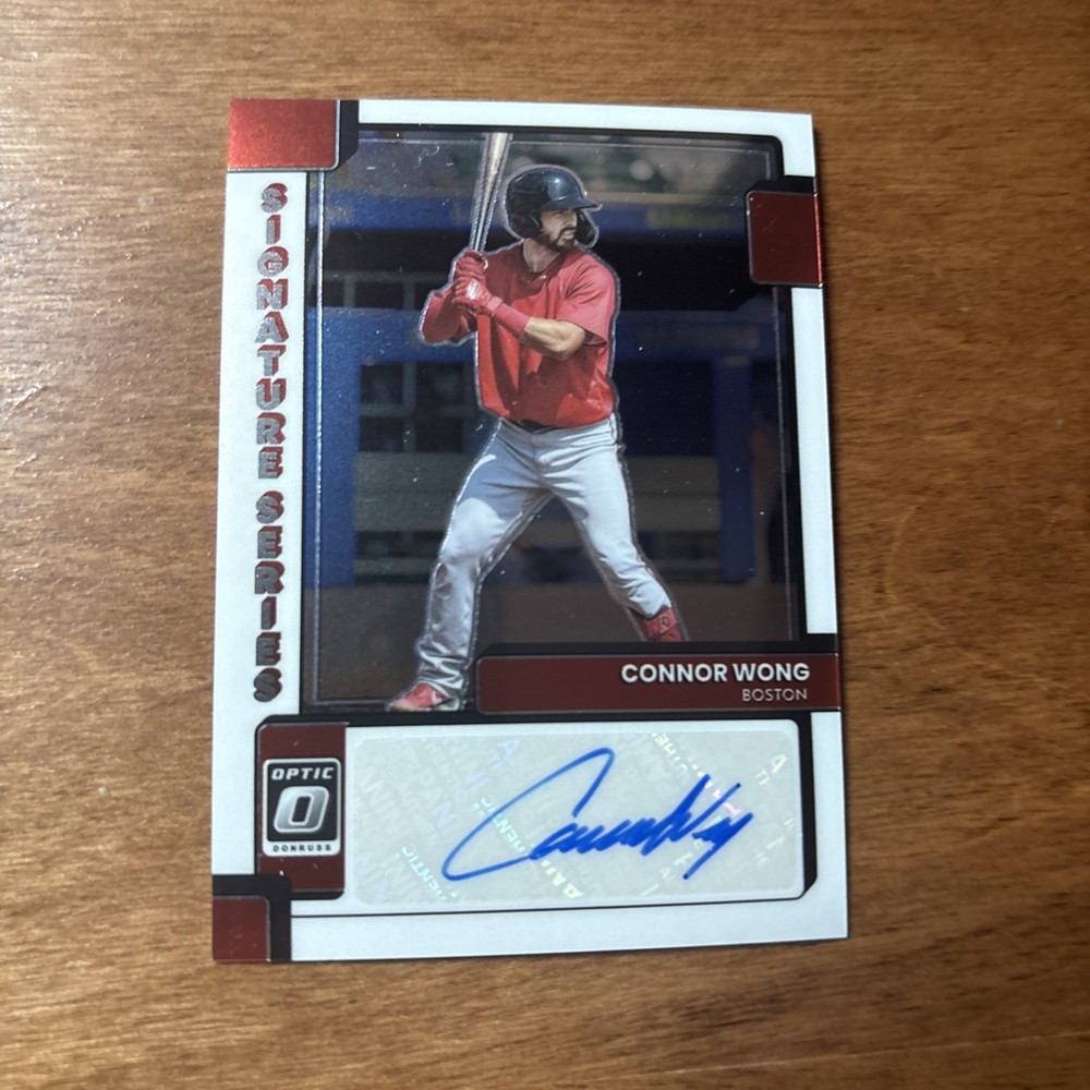 Connor Wong 2022 Panini Donruss Optic Signature Series #CW Auto