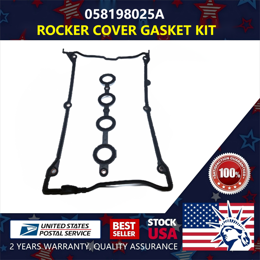 For VW Passat 1.8T Audi A4 TT Engine Valve Cover Gasket set 058198025A New
