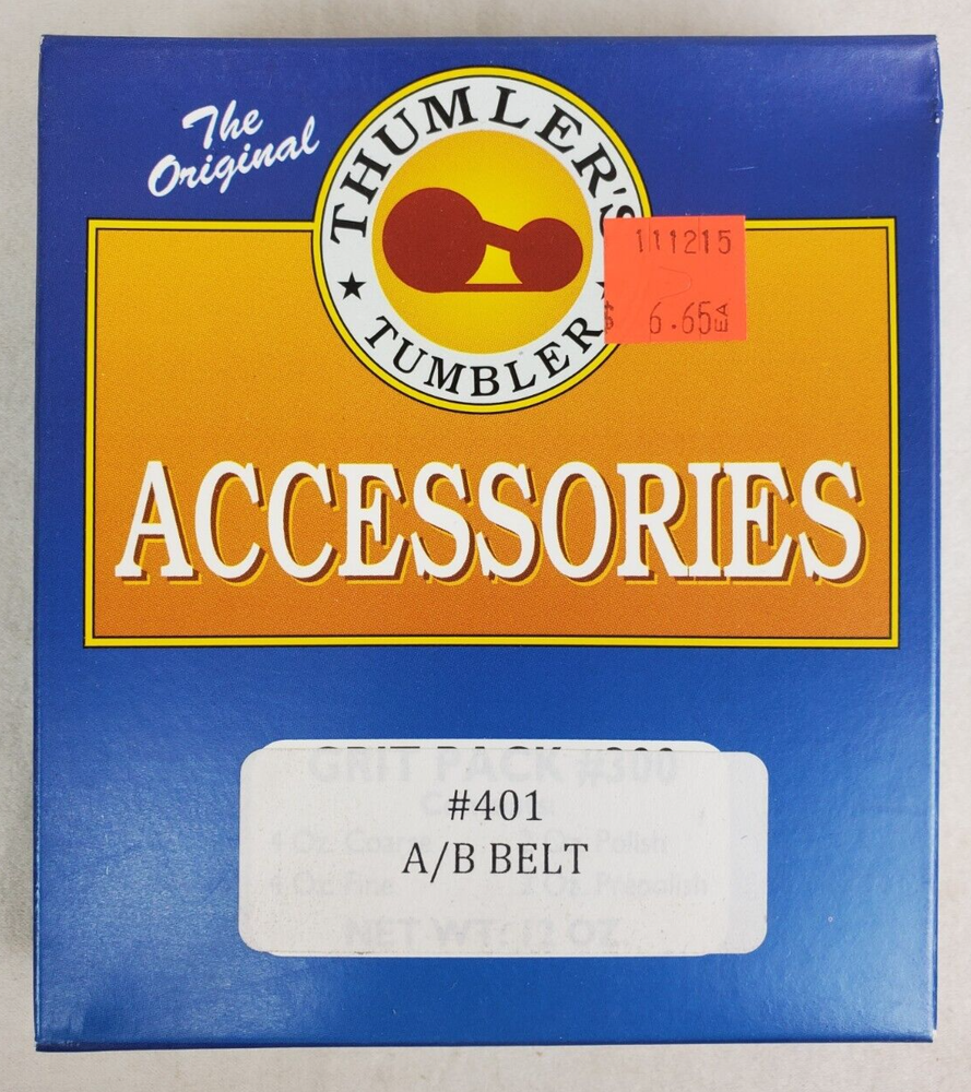 Thumbler's Tumbler Accessories No 401 A/B Belt New Old Stock Unopened Package