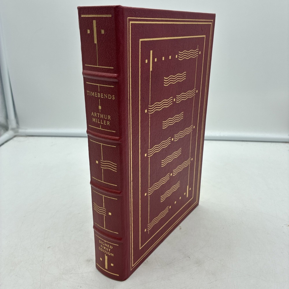 Arthur Miller - Timebends - SIGNED 1st Edition Franklin Library Leather