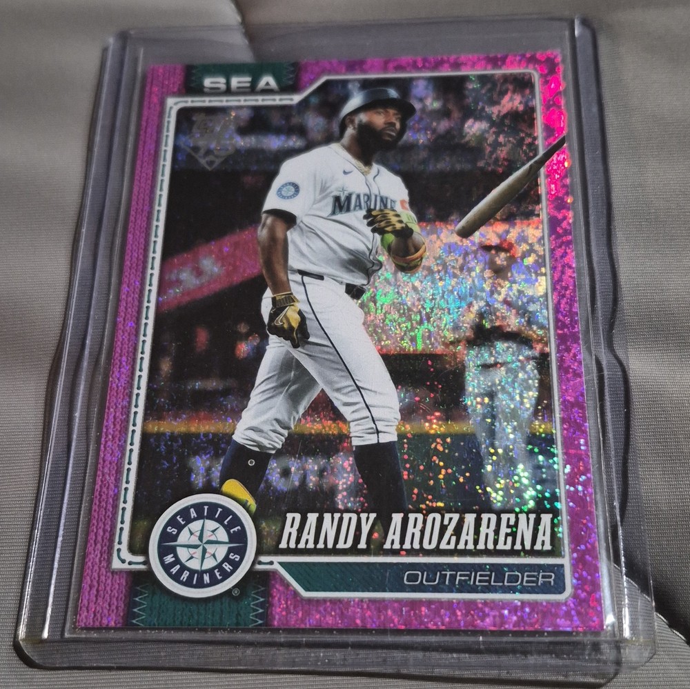 2026 Topps Series 2 - Randy Arozarena #431 Pink Glitter Holo Foil