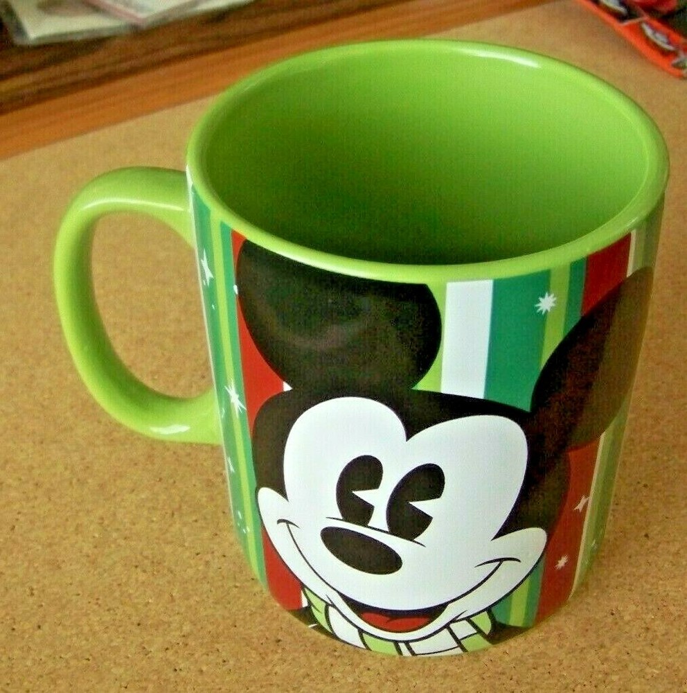 Mickey Mouse LARGE 30 ounce ceramic mug coffee cup Disney c36504