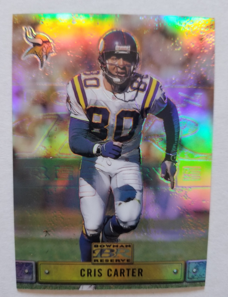 2000 Bowman Reserve Cris Carter #35 Minnesota Vikings