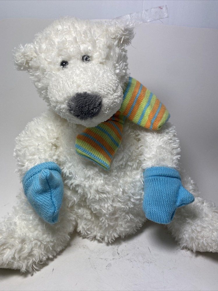 Plush Polar Bear Mary Meyers Mittens