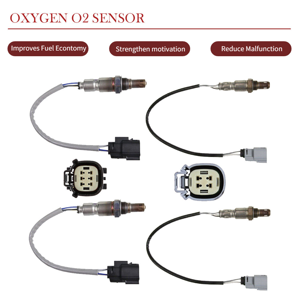 4pcs Upstream+Downstream Oxygen O2 Sensor For Ford Explorer Flex Taurus NO Turbo