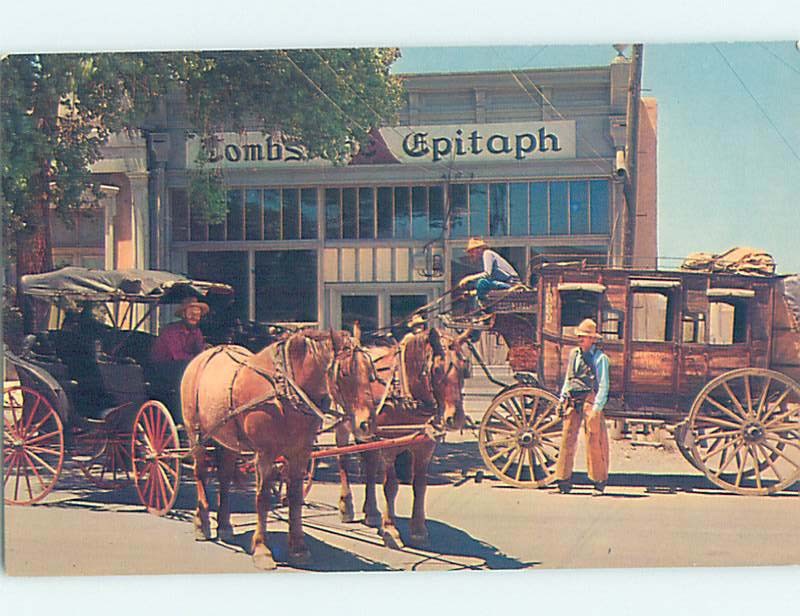 Unused Pre-1980 EPITAPH NEWSPAPER OFFICE Tombstone Arizona AZ 60.000 cards G0439