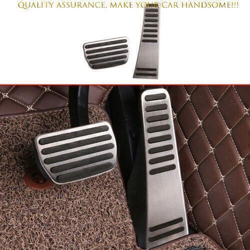 Volvo XC90 2016-2024 Silver Titanium Brake & Accelerator Pedal Covers