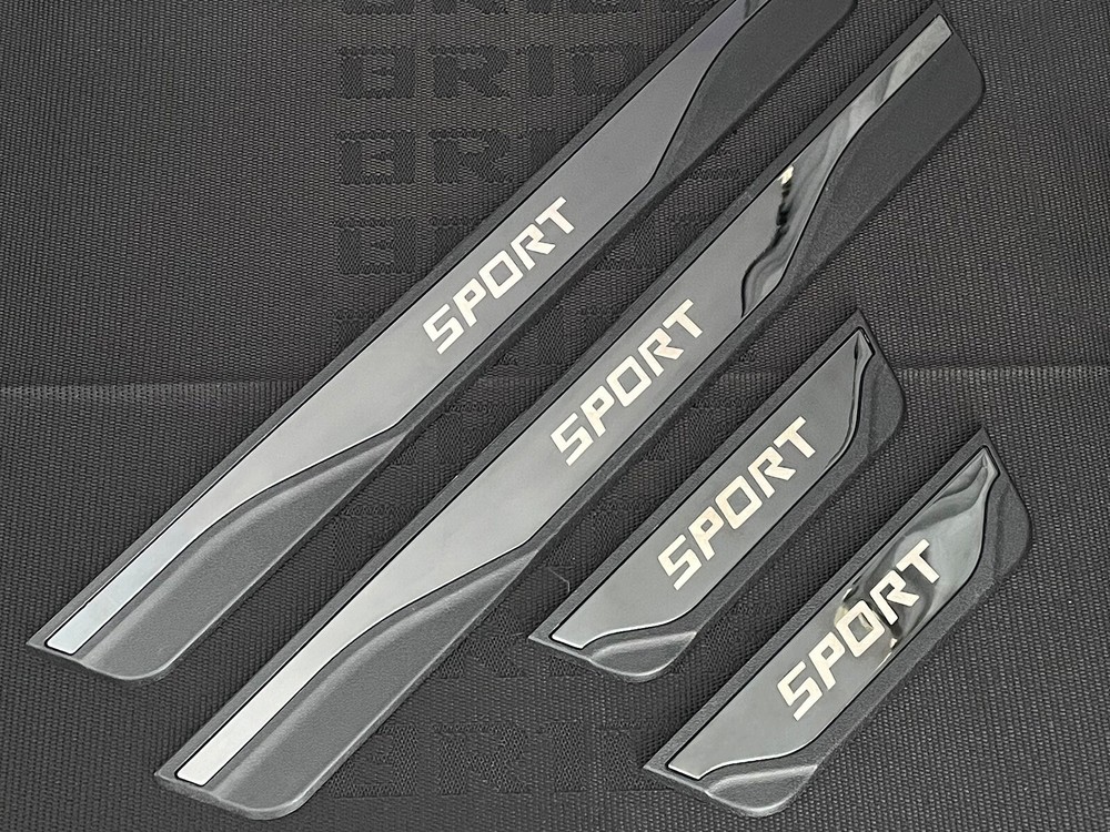 For Jeep Accessories Car Door Sill Sticker Cover Plate Guard Scuff Protector 4x