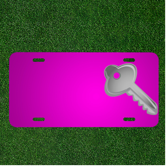 Custom Personalized Car License Plate With Add Names To Key Car Door Open