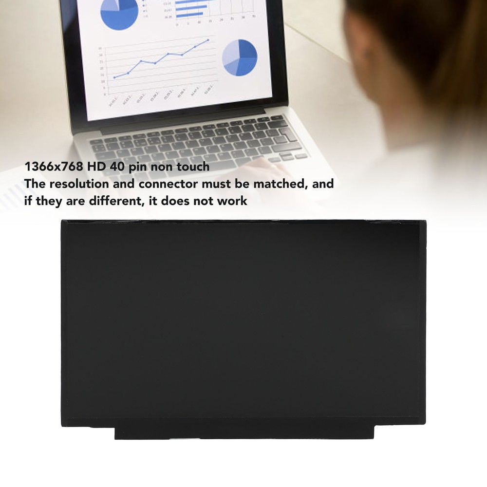 12.5 Inch Laptop LCD Screen B125XW01 V.0 1366x768 HD Glossy 40 Pin LCD Display