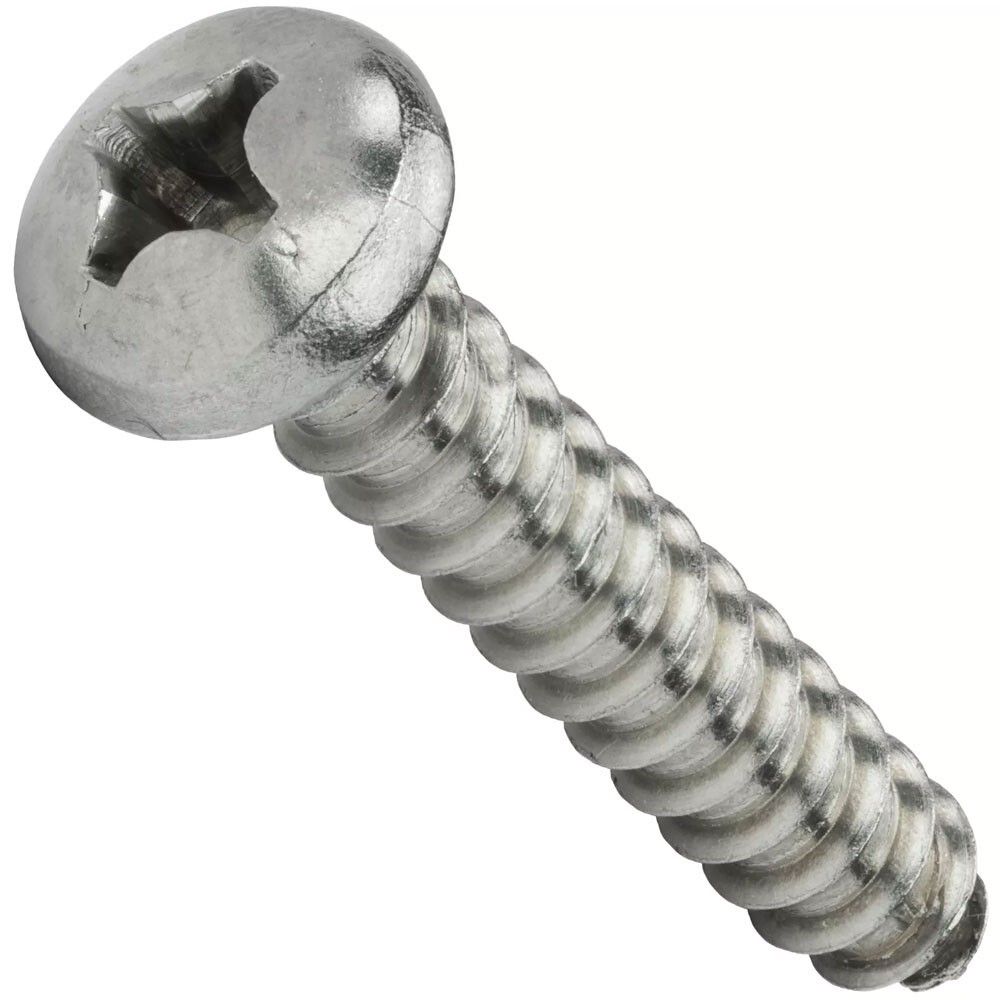 #12 - Phillips Pan Head Sheet Metal Screws Stainless Steel All Sizes