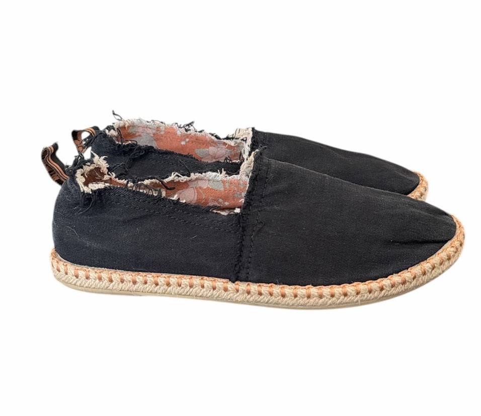 Vionic Beach Laguna Black Shoes Size 8 Espadrilles Lightweight Casual Comfort