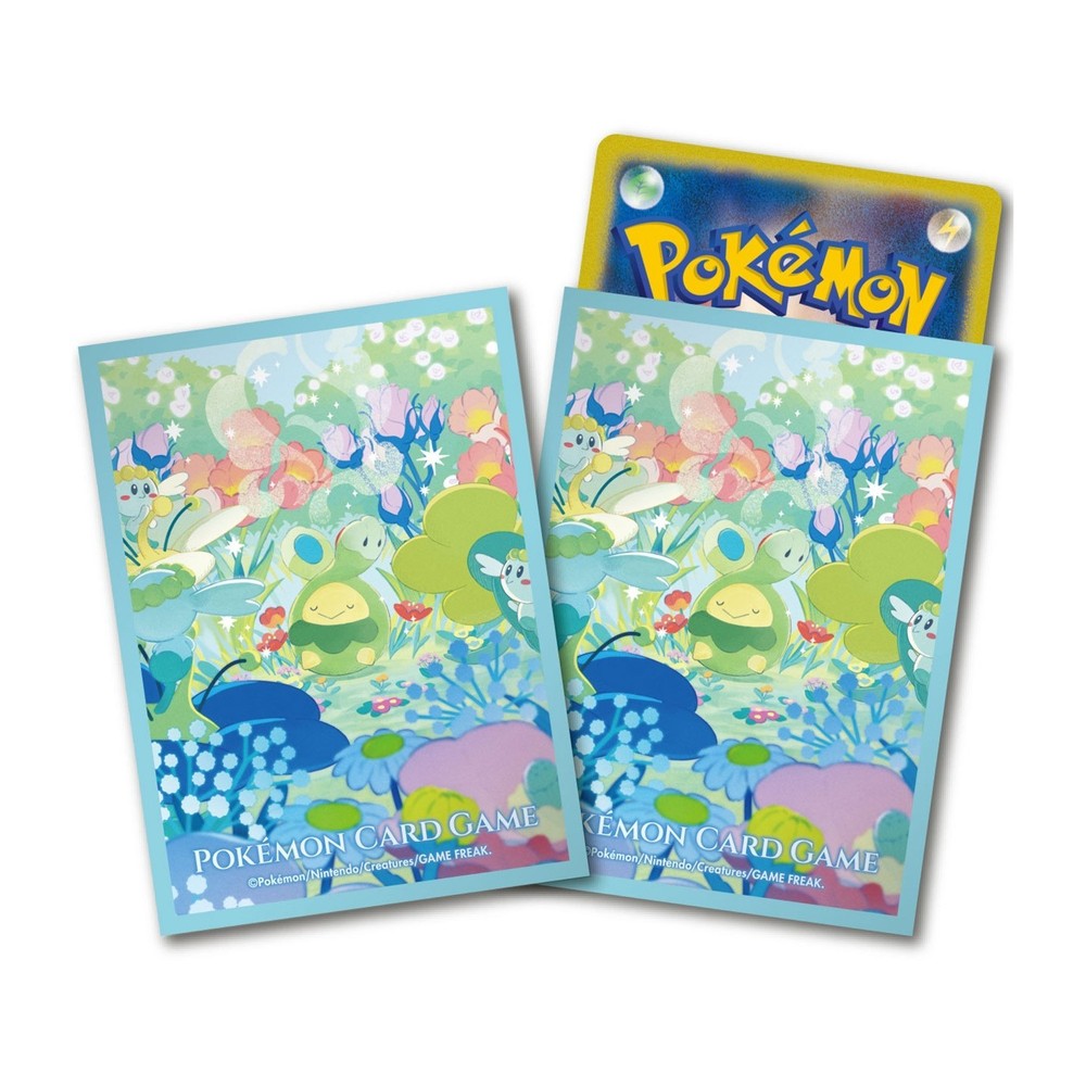 Pokemon Center Budew Card Sleeves Deck Shields 64pcs TCG Standard Size Japan new