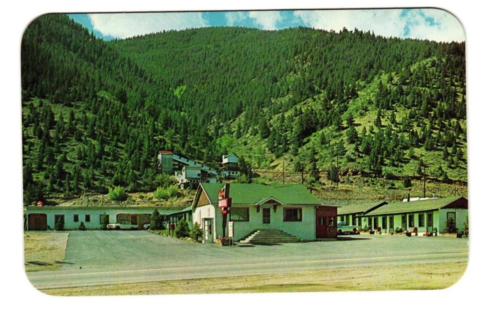 Peoriana Motel Idaho Springs Colorado vintage postcard unposted