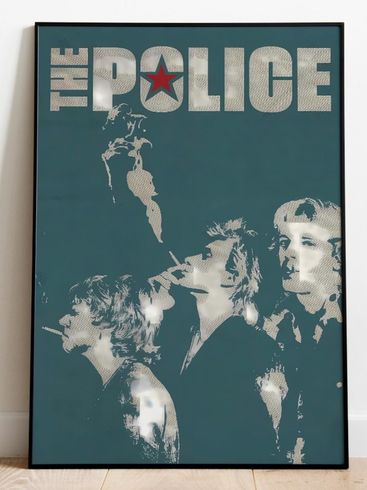 The Police Album Cover Poster 24x36 Music Wall Art Unframed