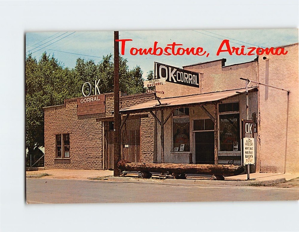 Postcard OK Corral Tombstone Arizona USA