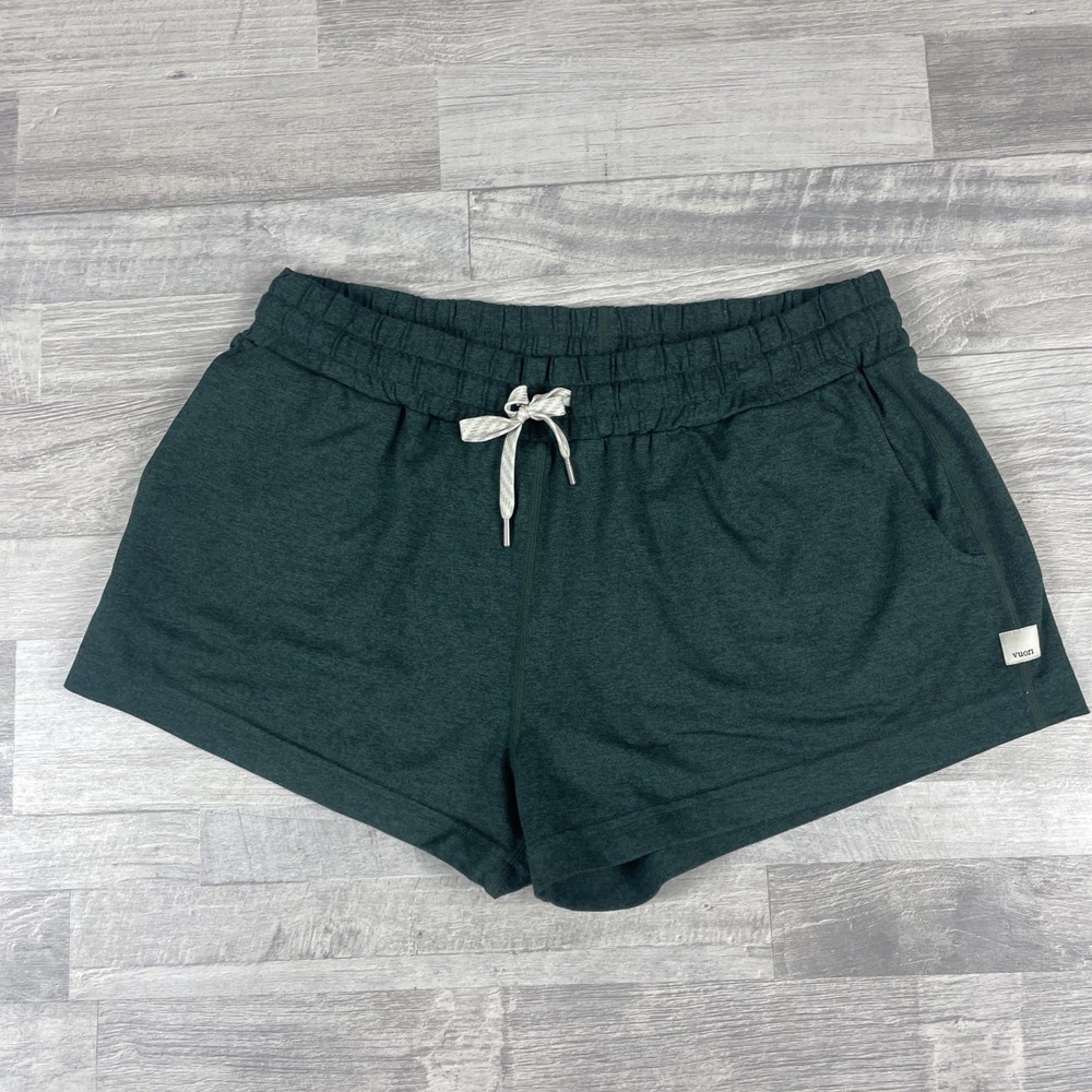 Vuori Halo Performance 2.0 Shorts Women’s Sz M Dreamknit Activewear Green VW339
