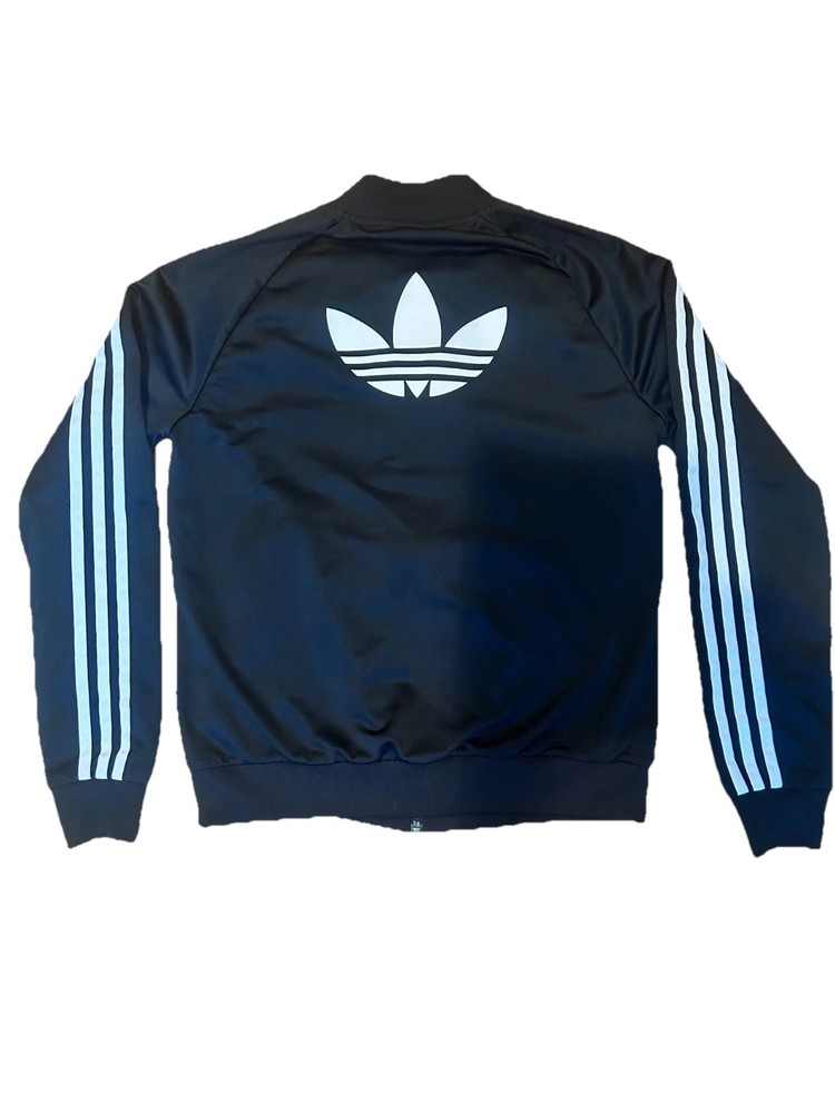 ADIDAS Women’s Full Zip Trefoil Track Jacket Size Small Black