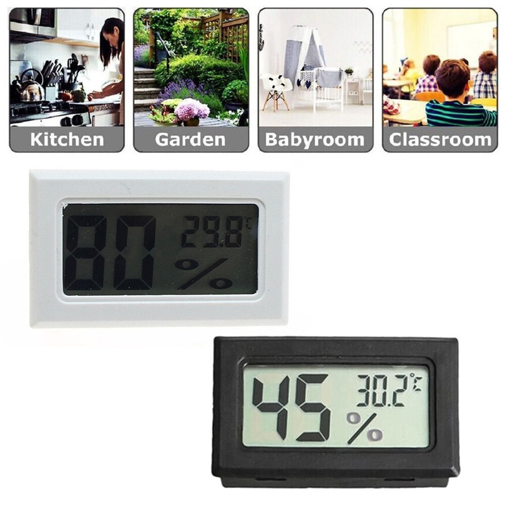 Accurate Mini Hygrometer Humidity Meter with Fast Response and LCD Display-image