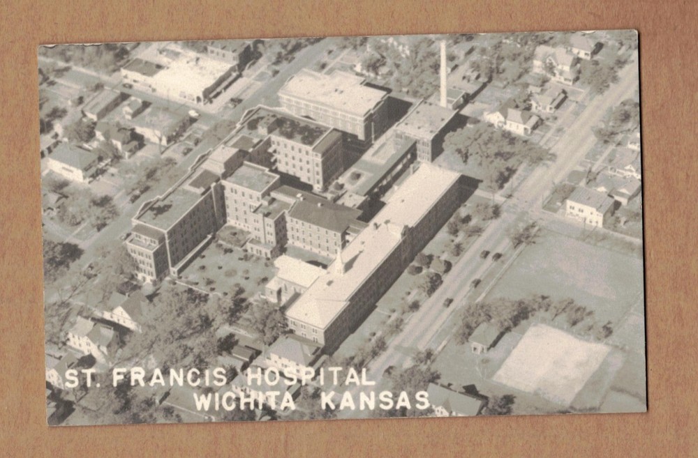 St. Francis Hospital, Wichita Kansas Vintage Postcard