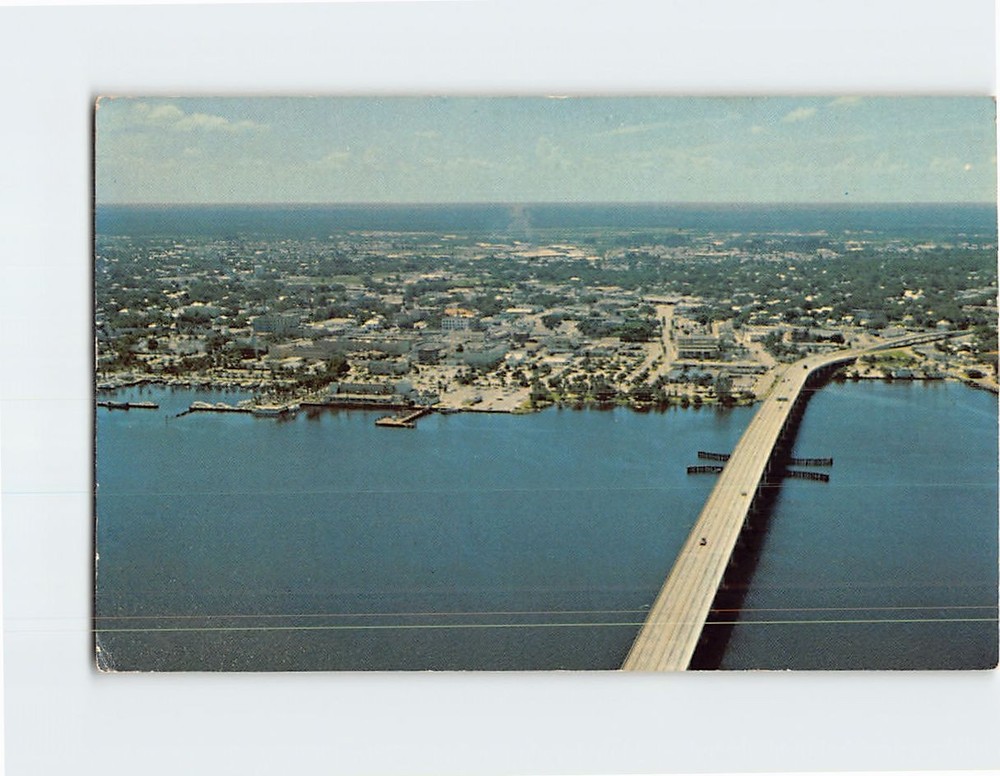Postcard Aerial View of Fort Myers Florida USA