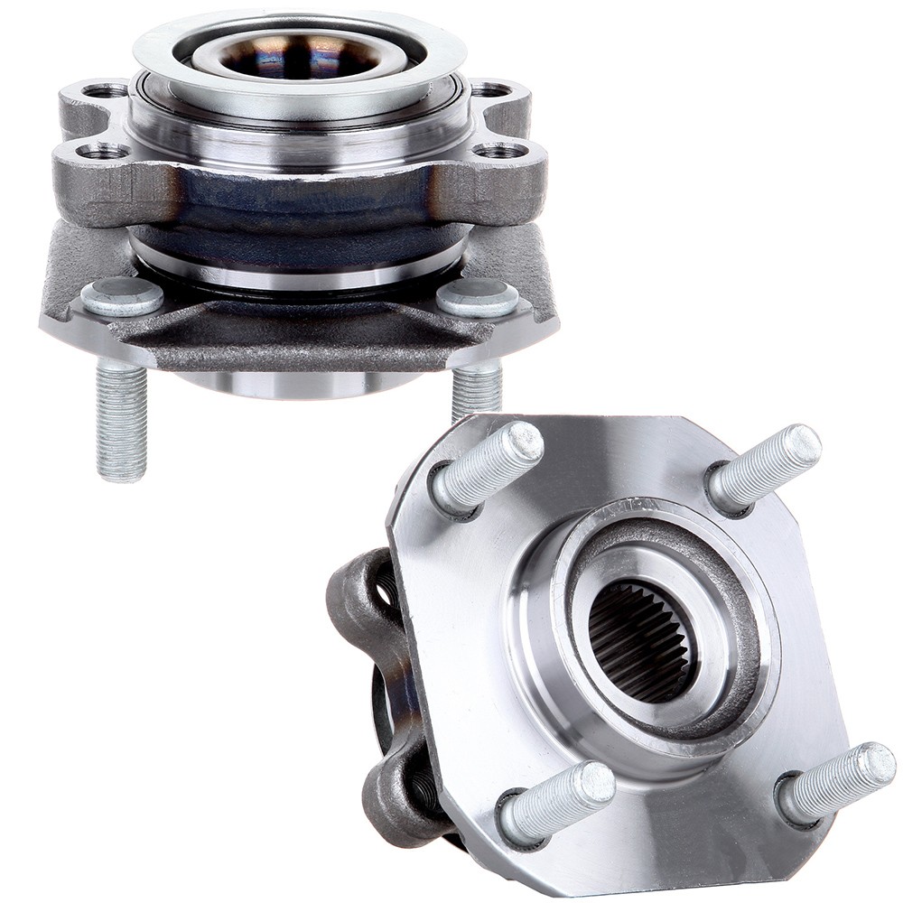 2PCS Wheel Hub Bearings W/ ABS Assembly Front For Nissan Sentra 2.0L 2007-2012
