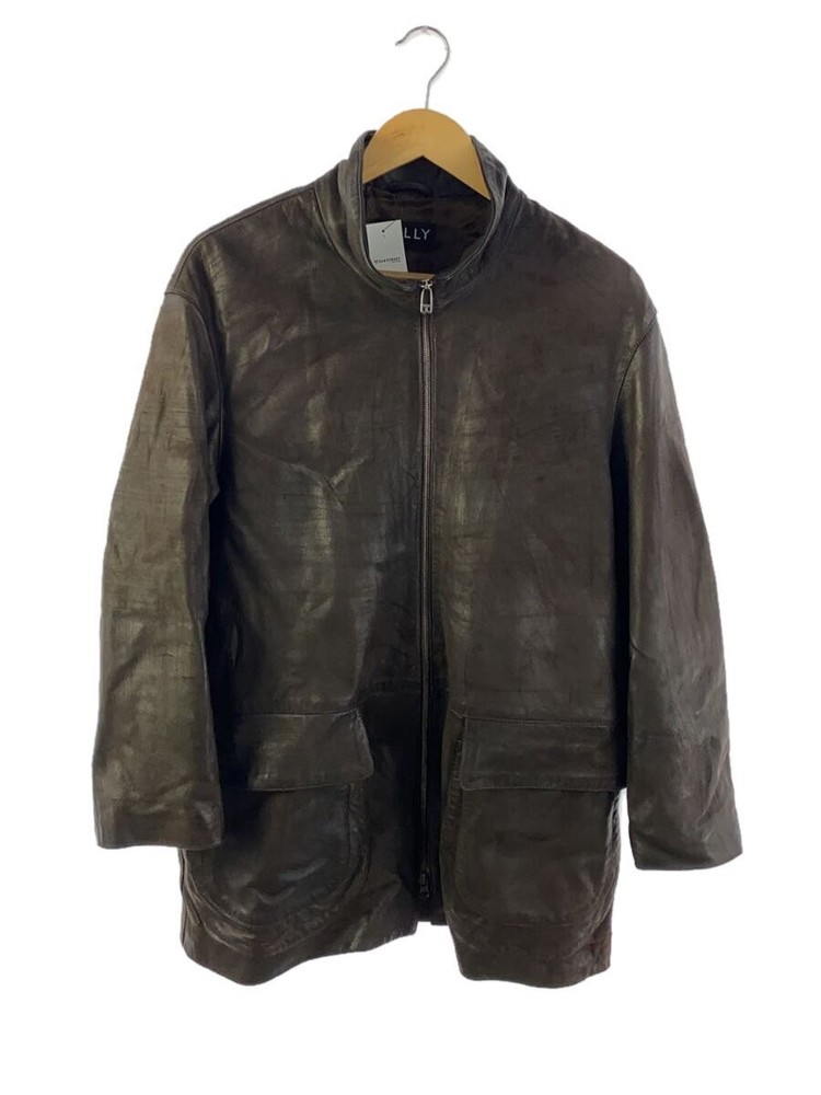 Bally Leather Jacket Blouson/36/Leather/Brw/Plain// 3505