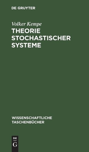 Volker Kempe Theorie Stochastischer Systeme (Hardback)