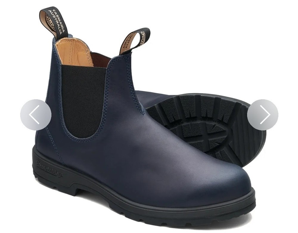 Blundstone 2246 Navy Chelsea Boots for Men Size 10