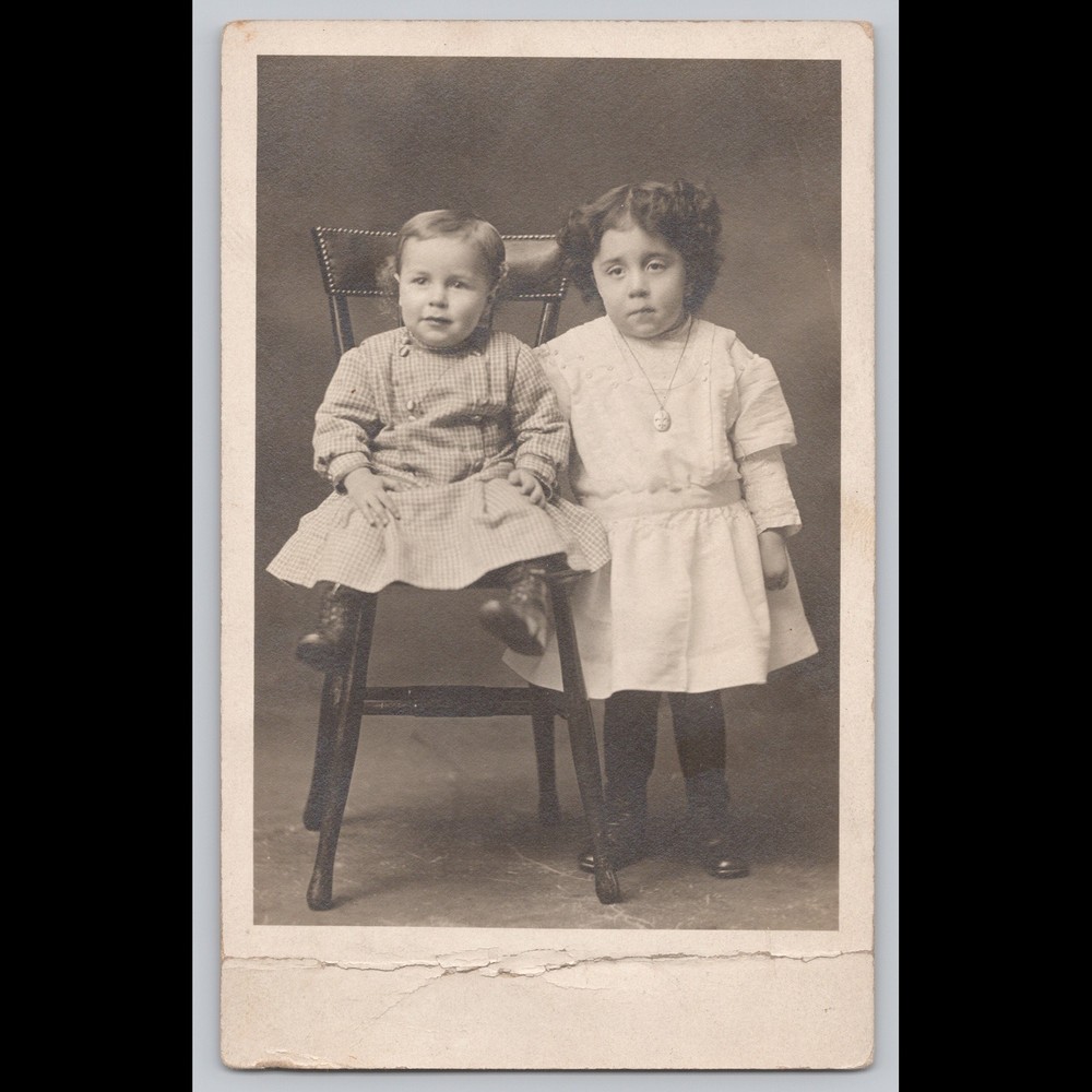 Postcard Real Photo RPPC Children Portrait Vintage