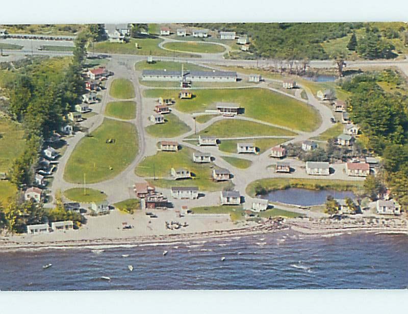 Unused Pre-1980 MOTEL SCENE Belfast Maine ME hk0462@