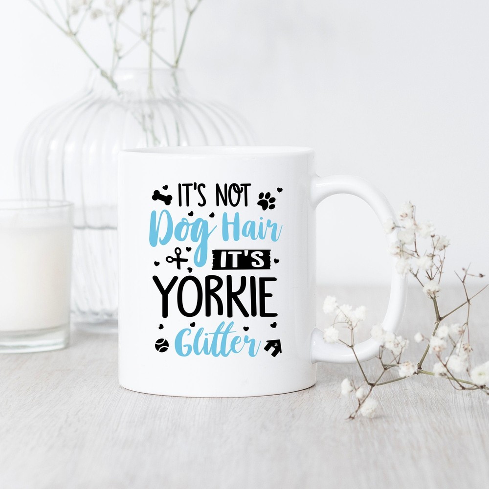Yorkie Glitter Coffee Mug Perfect Gift for Yorkshire Terrier Lovers